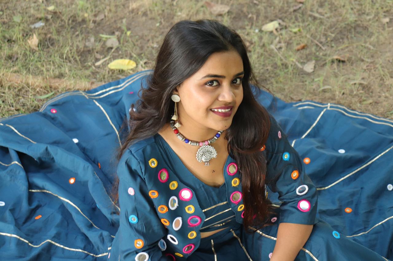 Premium Mirror Work Lehenga Choli set