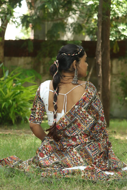 Handcrafted Kutchi Embroidered Lehenga Set