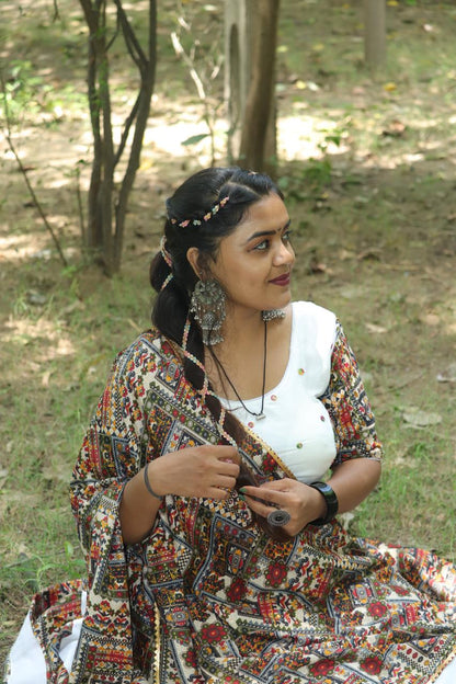 Handcrafted Kutchi Embroidered Lehenga Set