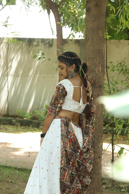 Handcrafted Kutchi Embroidered Lehenga Set