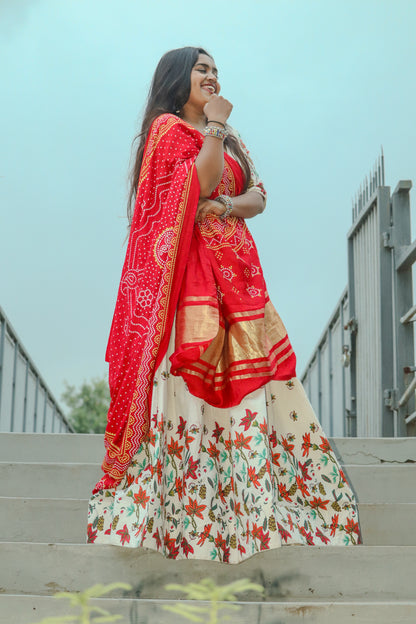 Traditional Bandhani Chaniya Choli